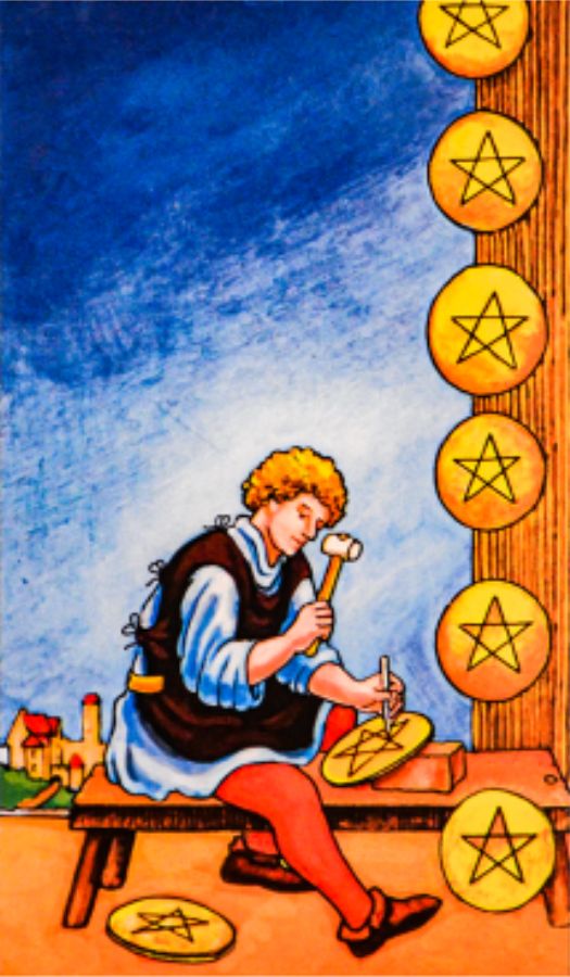 Eight of Pentacles